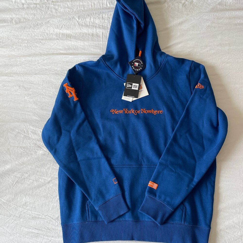 Official New Era NYON x Mets hoodie mens S NWT Royal Blue